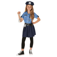 Kids Blue Police Costume
