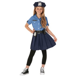 Kids Blue Police Costume