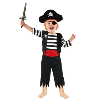 Boys Pirate Captain Toddler Costume