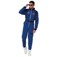 Mens Blue Astronaut Costume