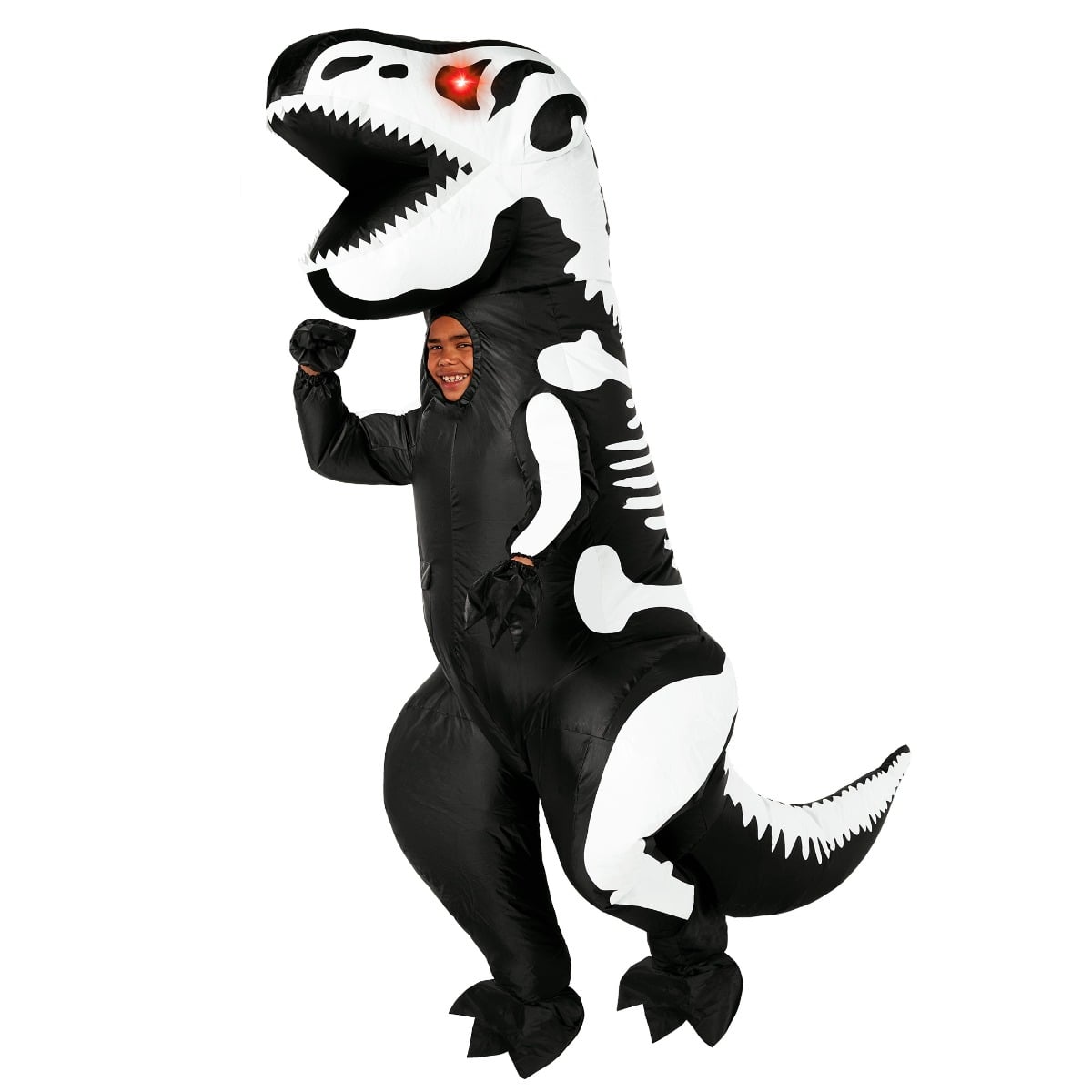 Kids Skeleton T-Rex Light Up Costume 