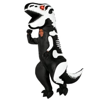 Kids Skeleton T-Rex Light Up Costume