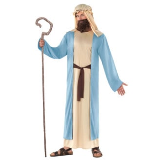 Mens Joseph Nativity Christmas Costume Blue