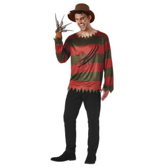 80s Movie Nightmare Killer Costume Mens