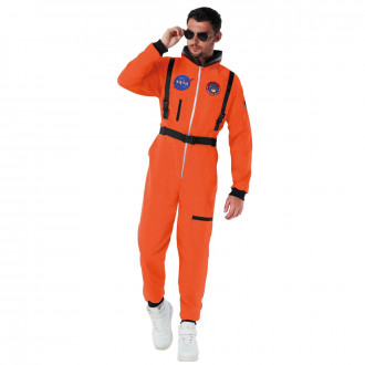 Men's Orange Astronaut Costume