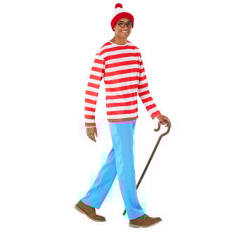 Mens Striped Wanderer Costume