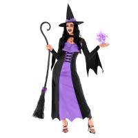 Womens Wicked Witch Costume Purple