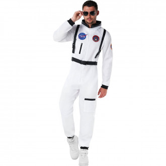 Mens Astronaut Suit Costume White