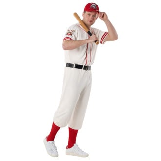 Mens Baseball Uniform Costume