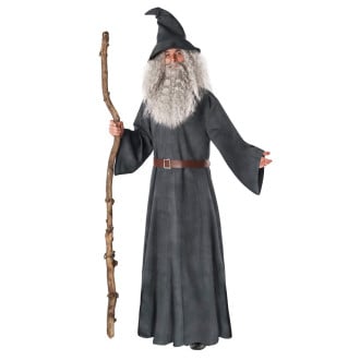 Mens Grey Wizard Costume
