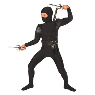 Kids Black Ninja Costume