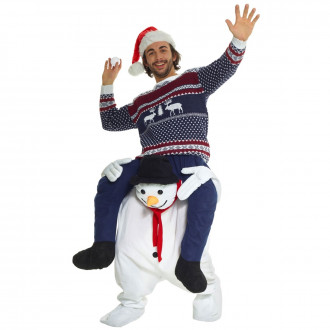 Snowman Piggyback Costume