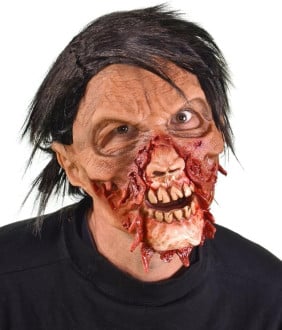 Torn Zombie Latex Mask