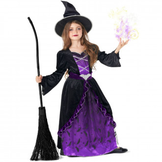Kids Purple Witch Costume