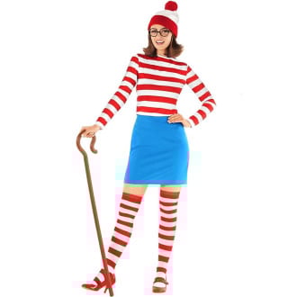 Womens Striped Wanderer Costume