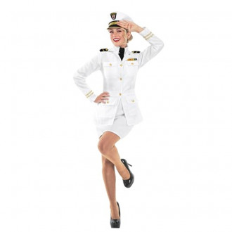 Womens White Navy Officer Costume
