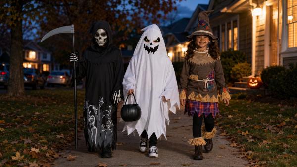 Scary Halloween Costumes for Kids: Spooky, Not Gory