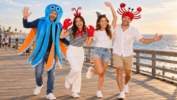 Adult Shark Costume Ideas, Plus Octopus and Lobster Looks for Adults and Kids
