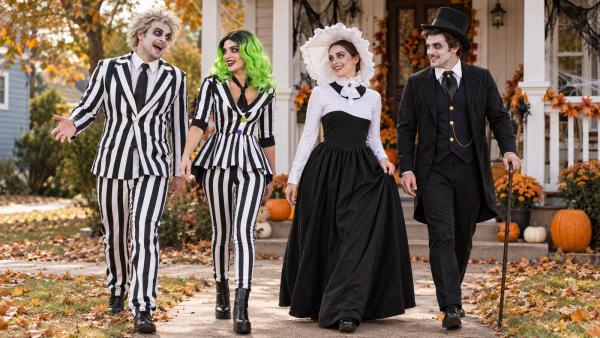 Adult Ghost Costume Ideas: Classic, Striped-Suit, and Victorian Ghosts, Plus How to See Where You Are Going