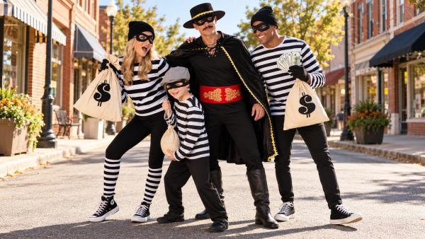 Bandit Halloween Costume Ideas: 4 Ready-Made Picks for Women, Men and Kids