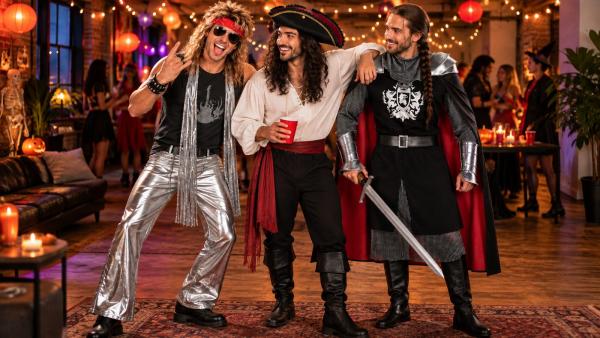 Costumes for Guys with Long Hair: Loose, Braided, or Under a Hood