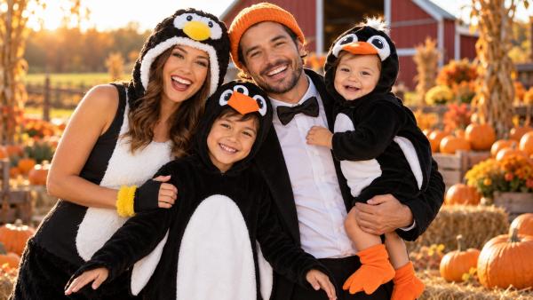 Penguin Costume Checklist: Black, White, Beak, and Feet for Women, Kids, Toddlers, and Men