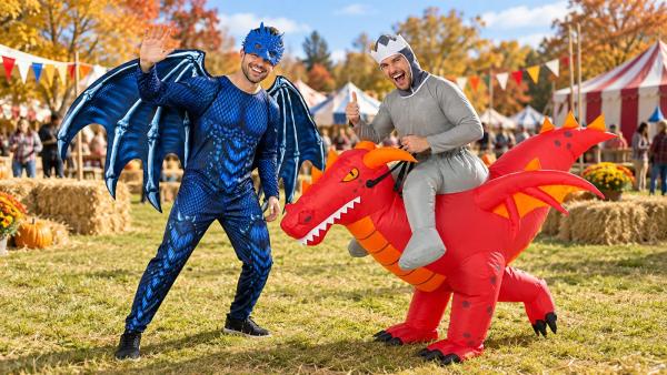 Adult Dragon Costumes: Wear the Dragon or Ride One, and What Comes in Each Pack