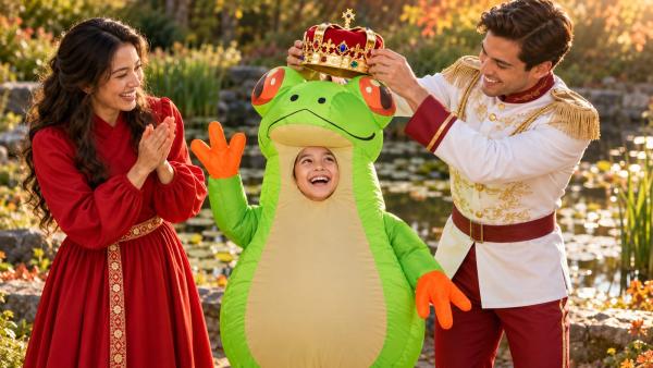 Frog Costume Ideas for Adults and Kids: The Giant Inflatable Frog, a Frog Prince, and a Toad