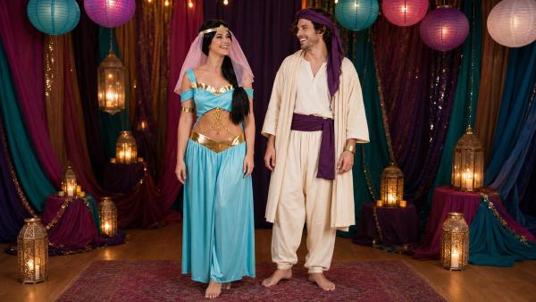 Arabian Nights Costume Ideas: Looks for Her, Him and the Whole Party